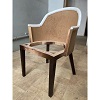 vintage upholstered armchair