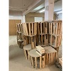 wood and metal furniture
